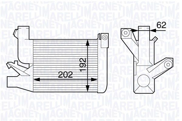 MAGNETI MARELLI Интеркулер 351319203290